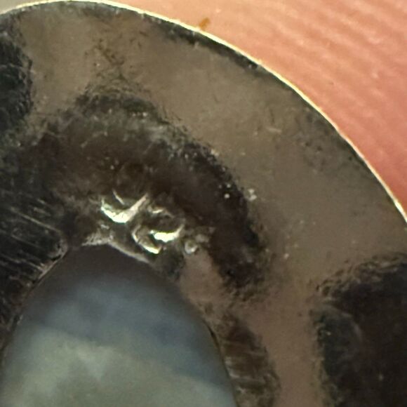 Owyhee Blue Opal Bracelet Adjustable Silver Link Design with Sky Hued Gemstones - Picture 9 of 10